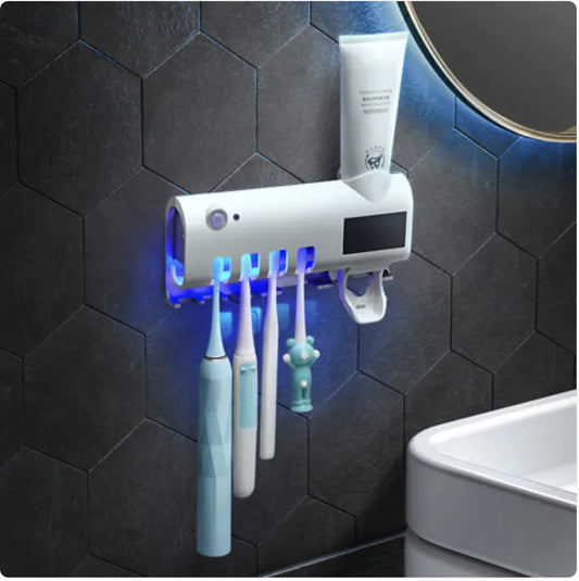 Smart UV Toothbrush Organizer